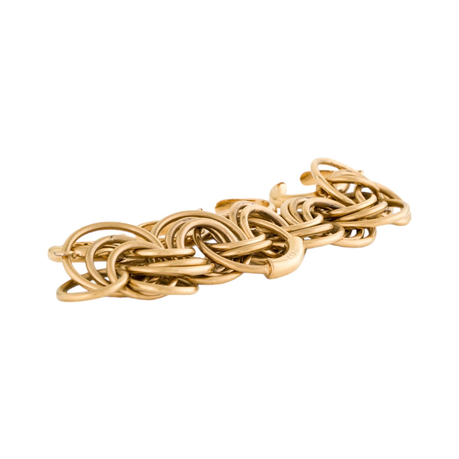 Chloe Gold Chain Ring