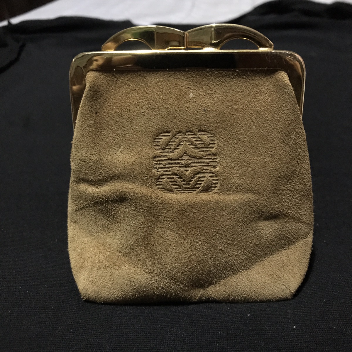 🔥LOEWE Coin Purse suede leather made in spain - 1
