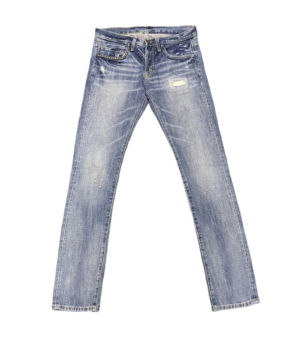 Andy warhol x hysteric glamour distressed jeans - 1