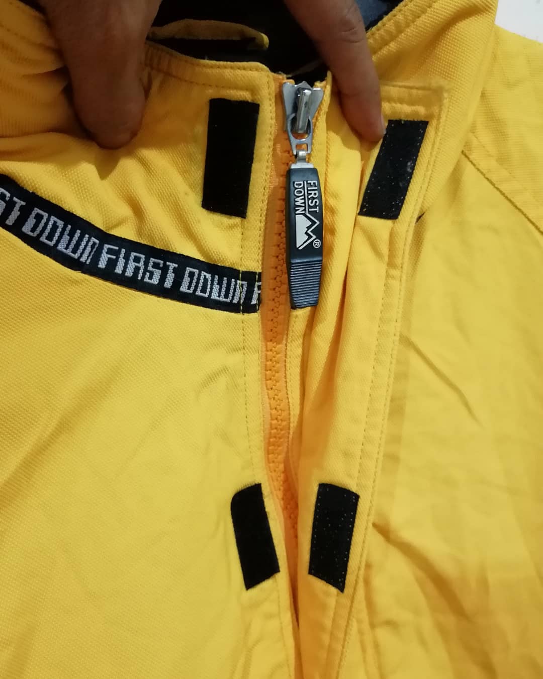 Vintage - Vintage Yellow First Down Pull Over/ Windbreaker - 7