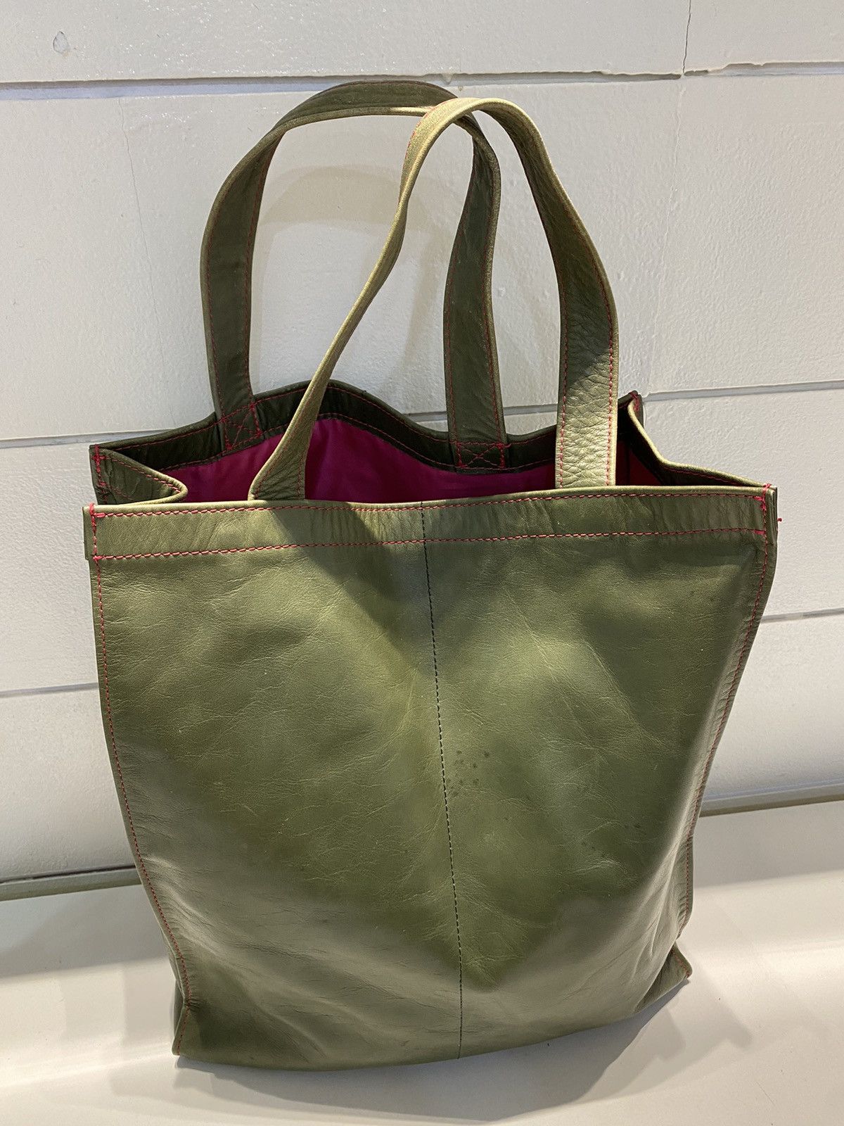Paul Smith Authentic Real Leather Tote Bag - 4