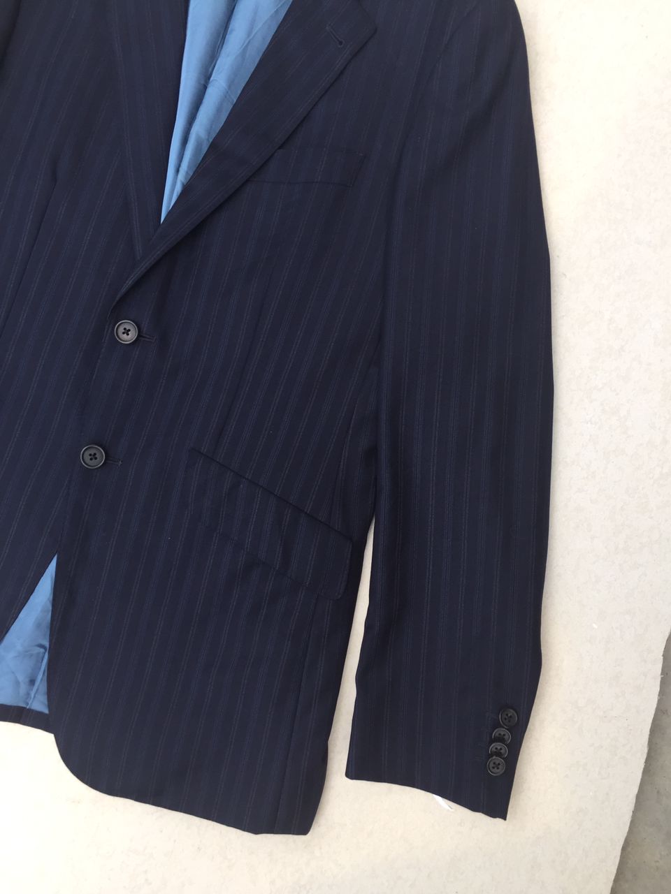Paul Smith Loro Piana Blazer Suit stripe navy - 5