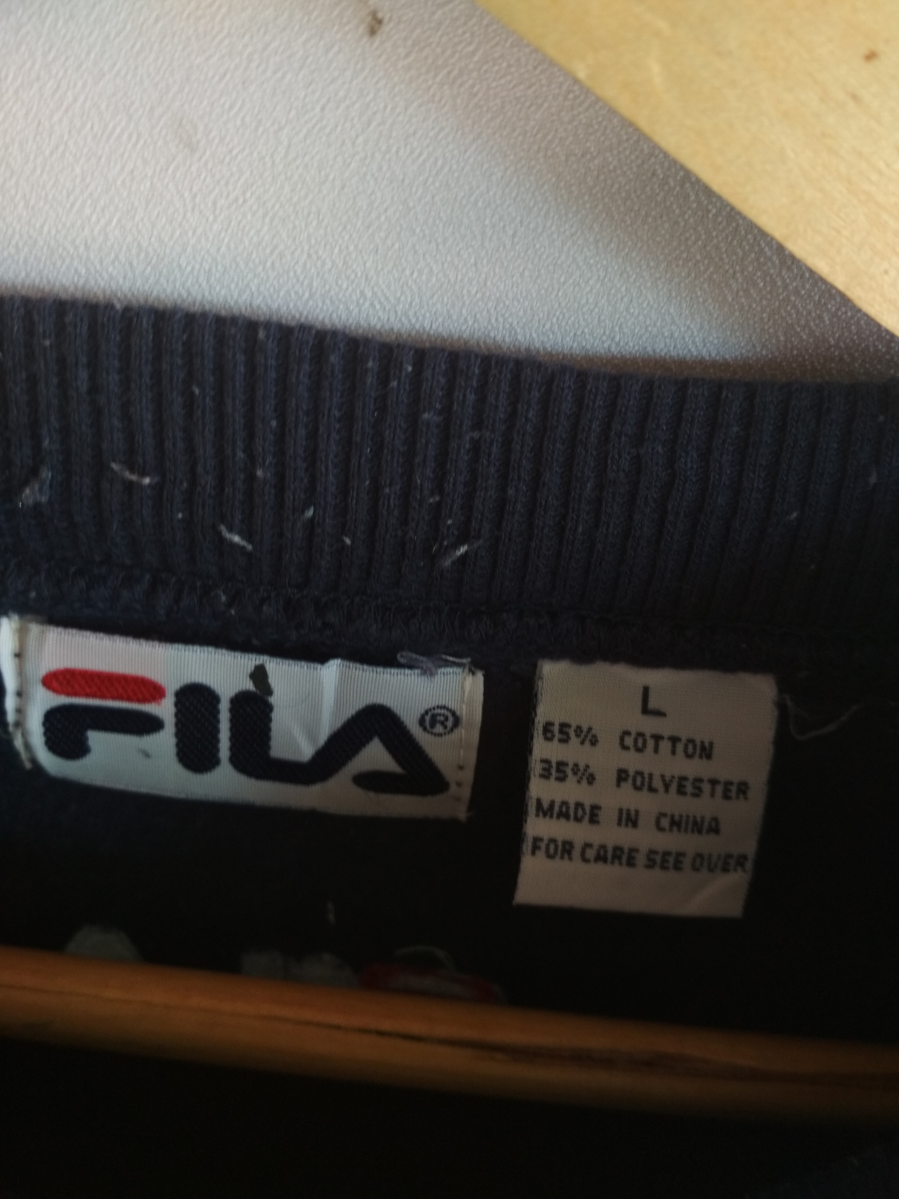 Fila - FILA Big Logo Embroidery Front and Back Sweatshirt - 4