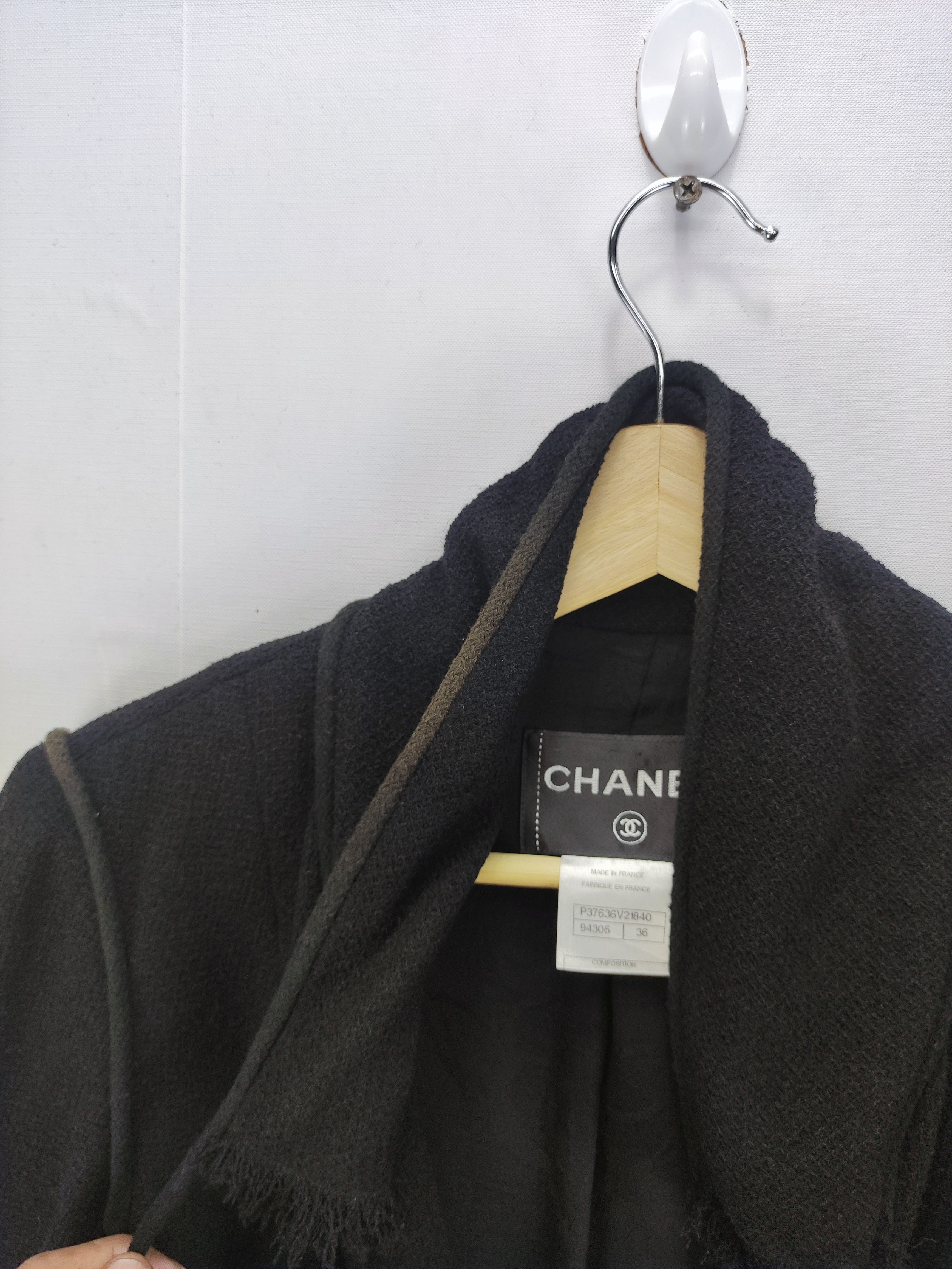 Chanel Cardigan Wool Tweed Jacket - 7