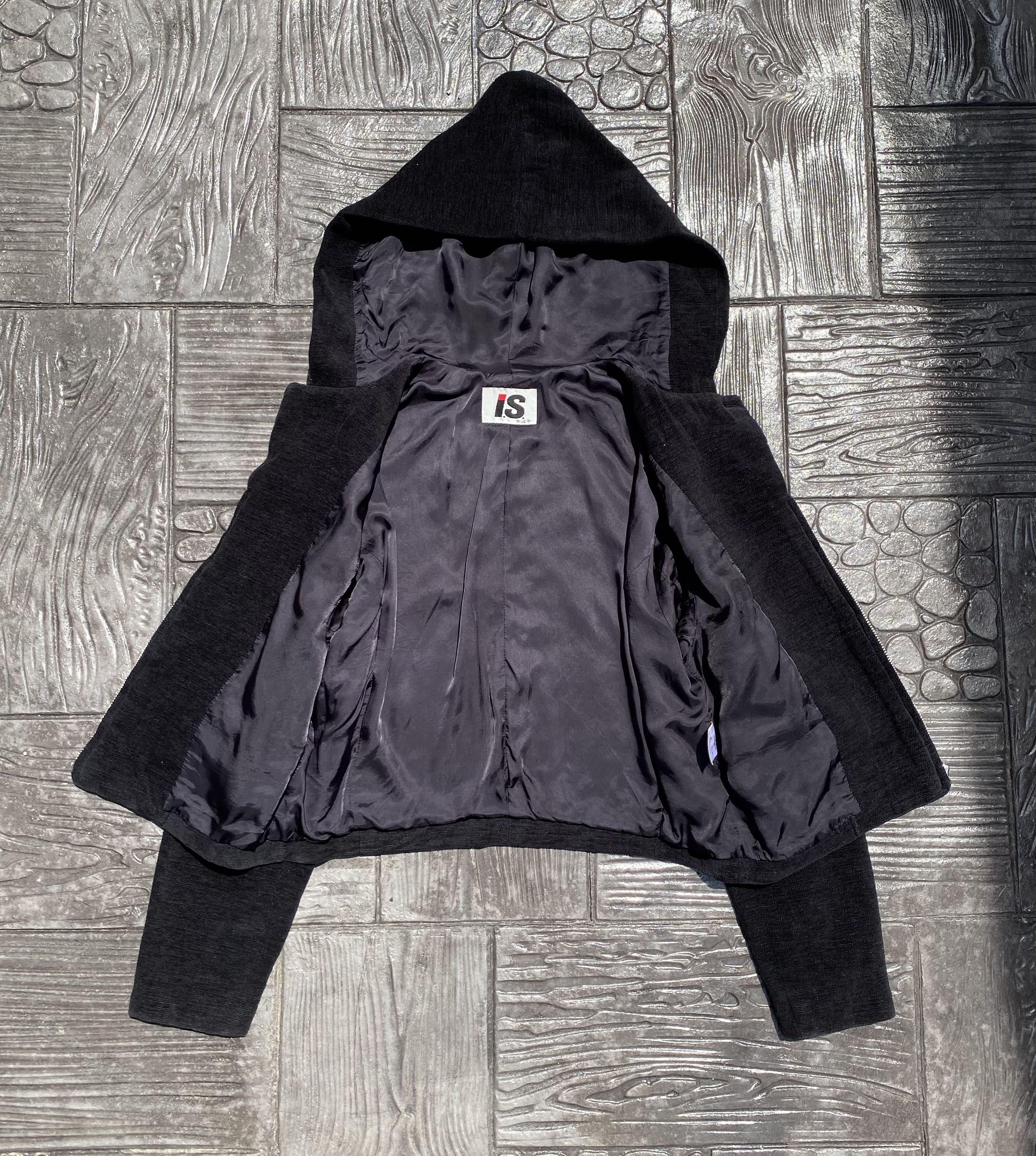 ❗️Archived❗️80’s Issey Miyake Sport Cropped Corduroy Hoodie - 2