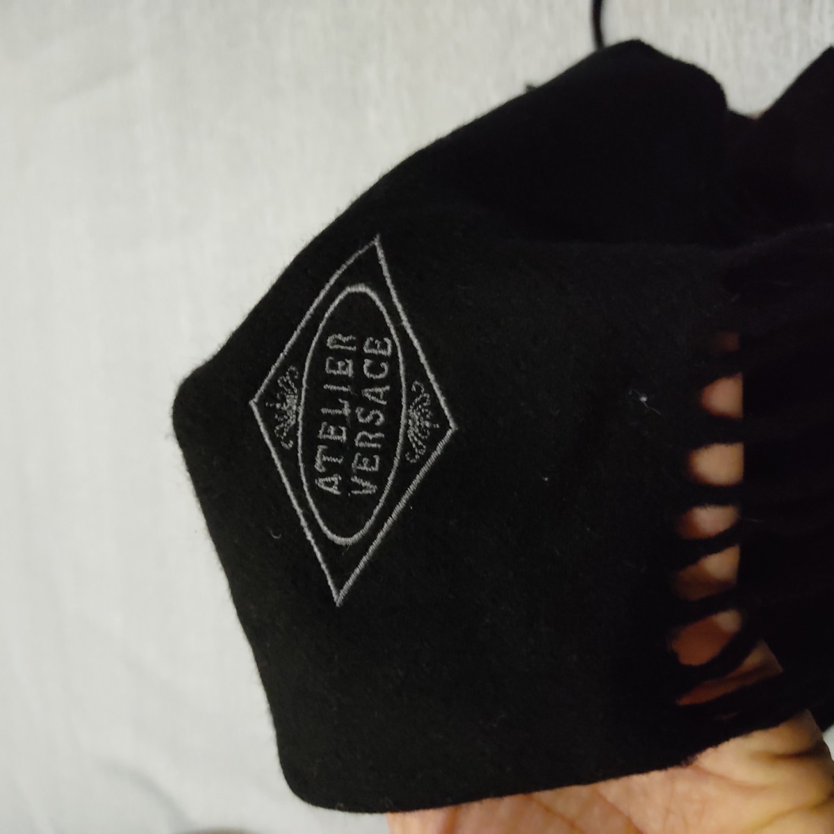 Atelier Italy Wool Scarf Muffler Rare 90s - 6