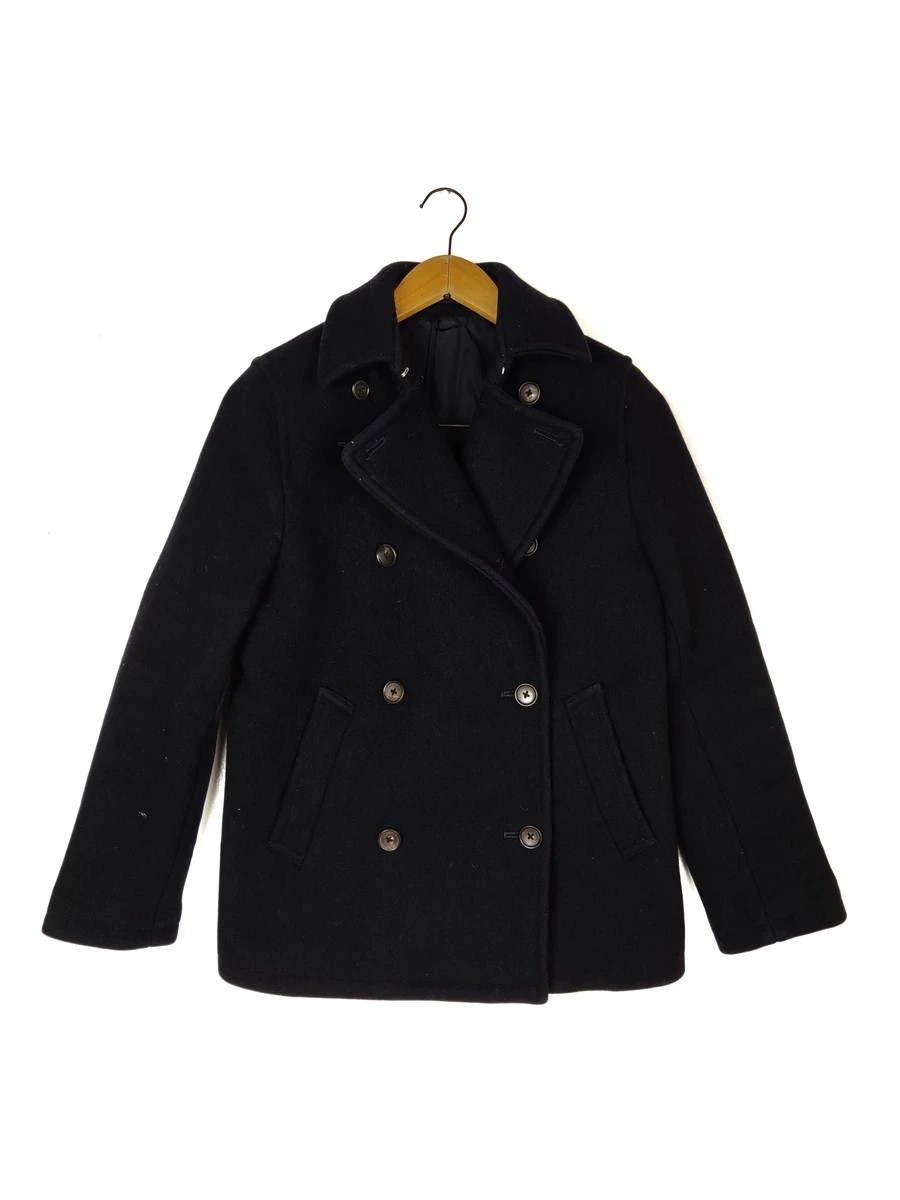 Black -  Final Drop!  MHL Heavy Peacoat Outer Winter Jacket - 1