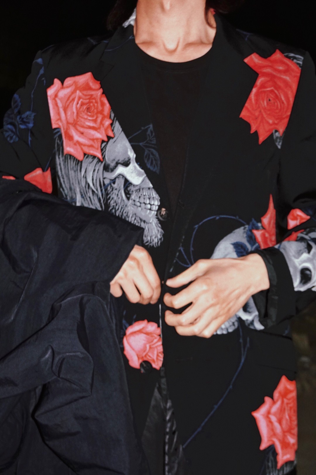 Yohji Yamamoto 18ss skull rose suit jacket - 9