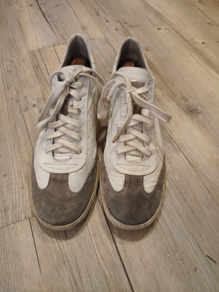 White Italian army trainers. Like Martin Margiela or Dior - 1