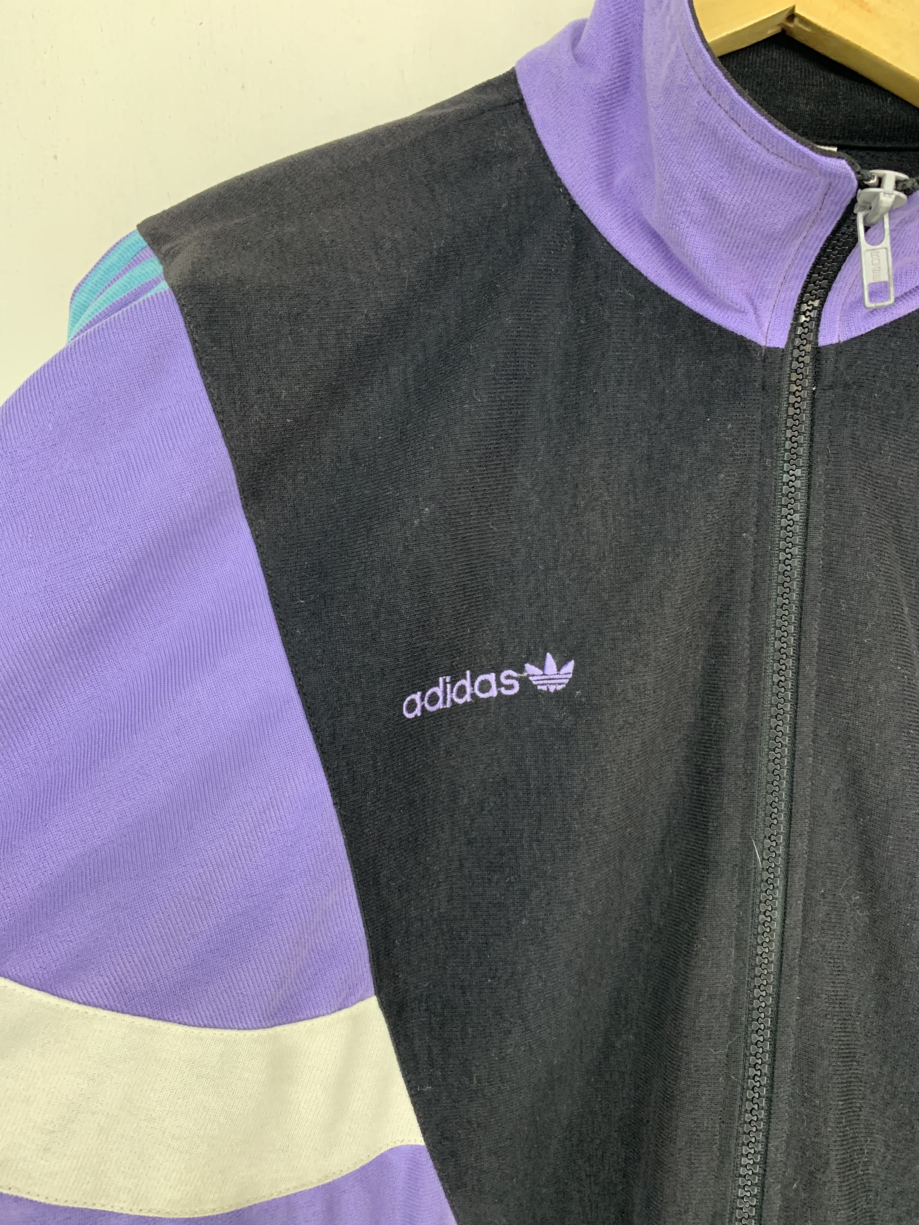 Vintage 90’s Adidas Colourblock Tracktop - 3