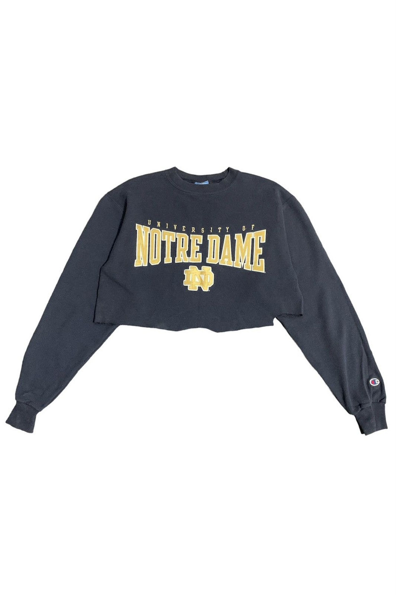 NOTRE DAME Champion Crop Sweatshirt - 1