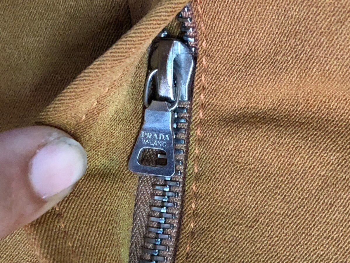 Made In Italy Prada Zipper Riri Nylon Jacket Padded Design - 10