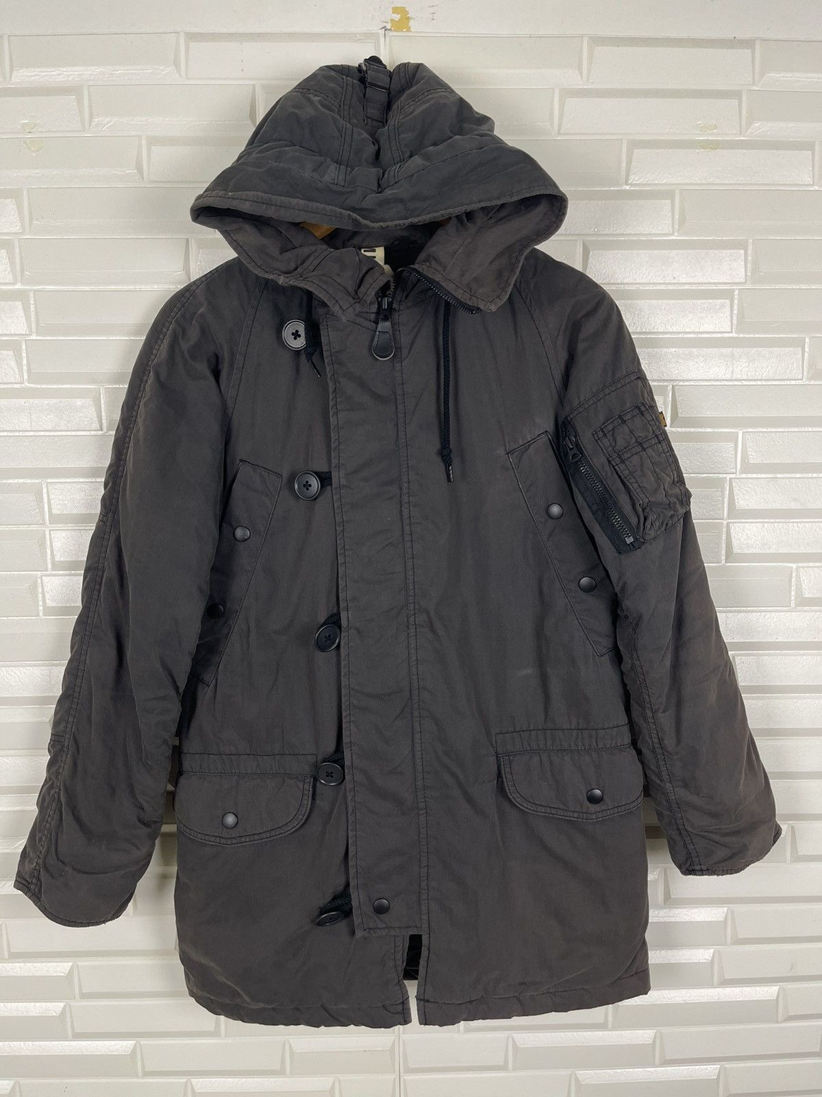 Vintage - CROSSOVER Type N-B3 Alpha Industries X Margarett Howell HOOD - 9