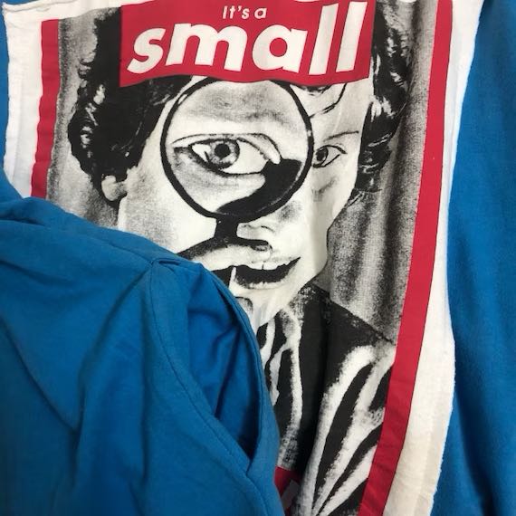 Barbara Kruger “It’s a Small World” Graphic Pullover Crewneck Sweatshirt - 6