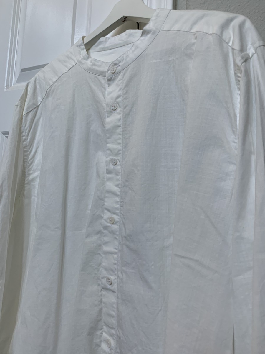 Casey Casey - Devil chemise LA band collar shirt 100% COTTON - 2