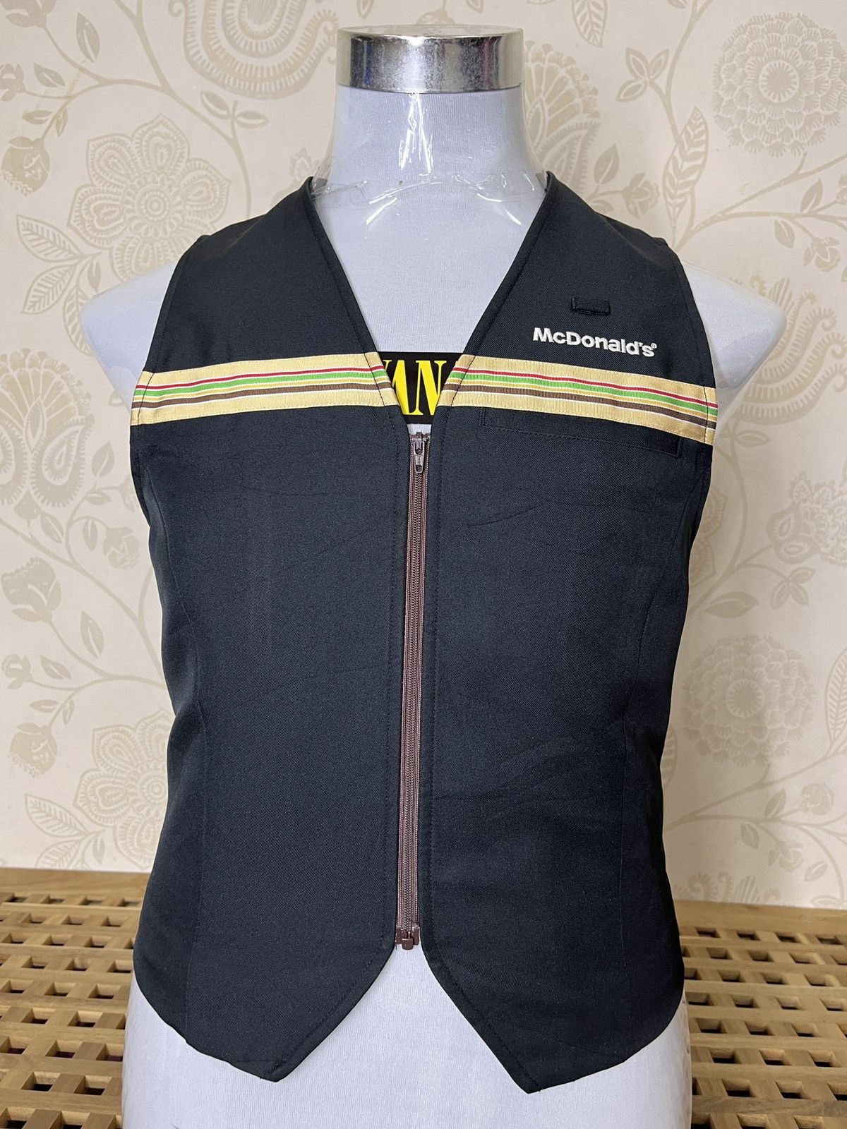 Rare McDonalds Japan Vintage Workers Vest Collector Item - 1