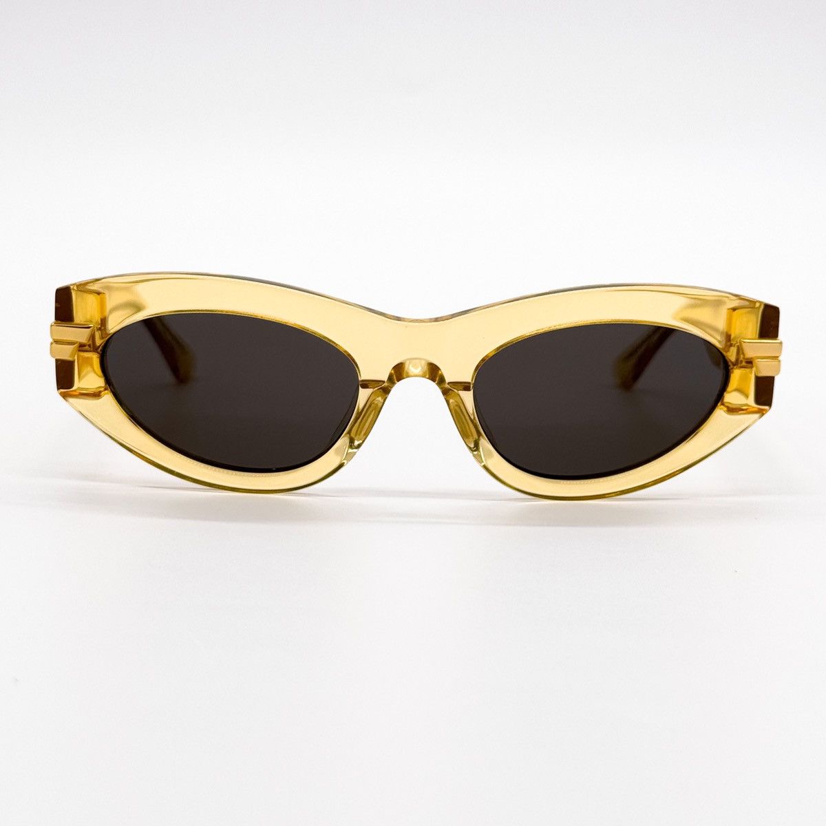 NEW BOTTEGA VENETA BV1189S 004 YELLOW WOMEN SUNGLASSES - 4