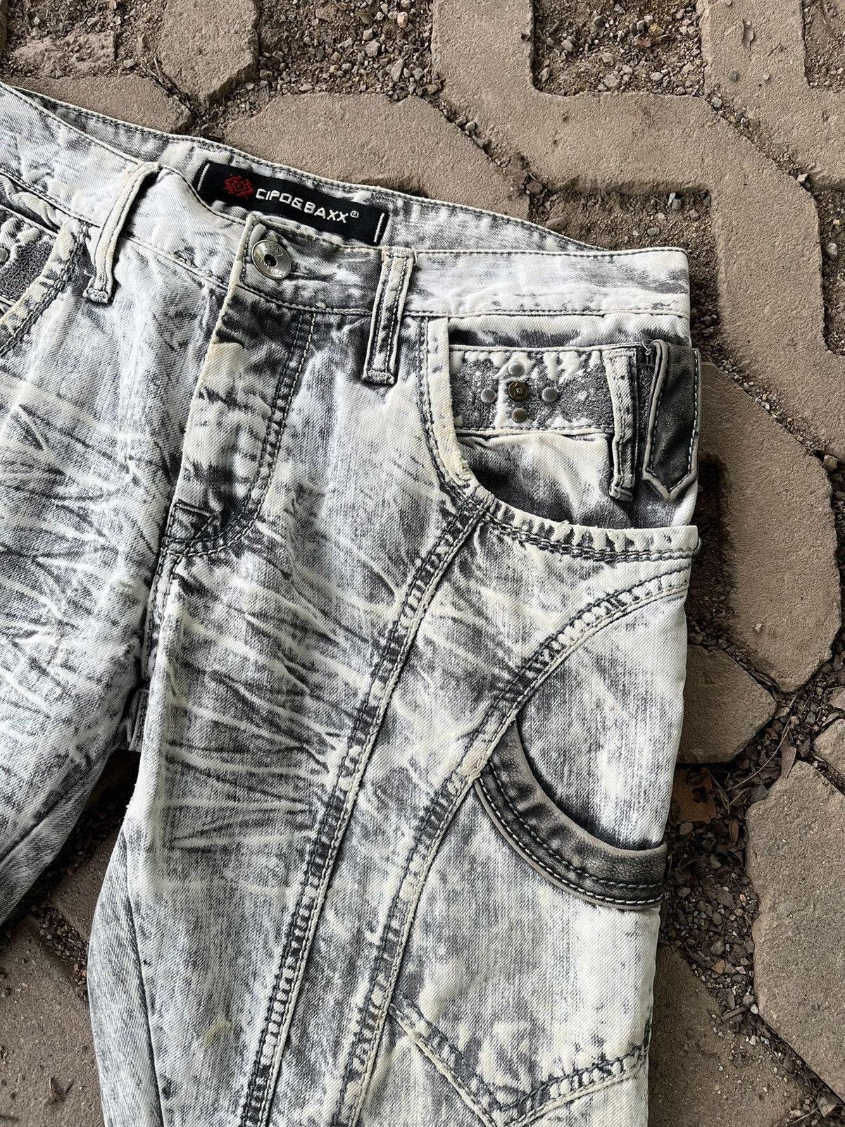 💥Vintage Distressed Cipo Baxx Denim - 4