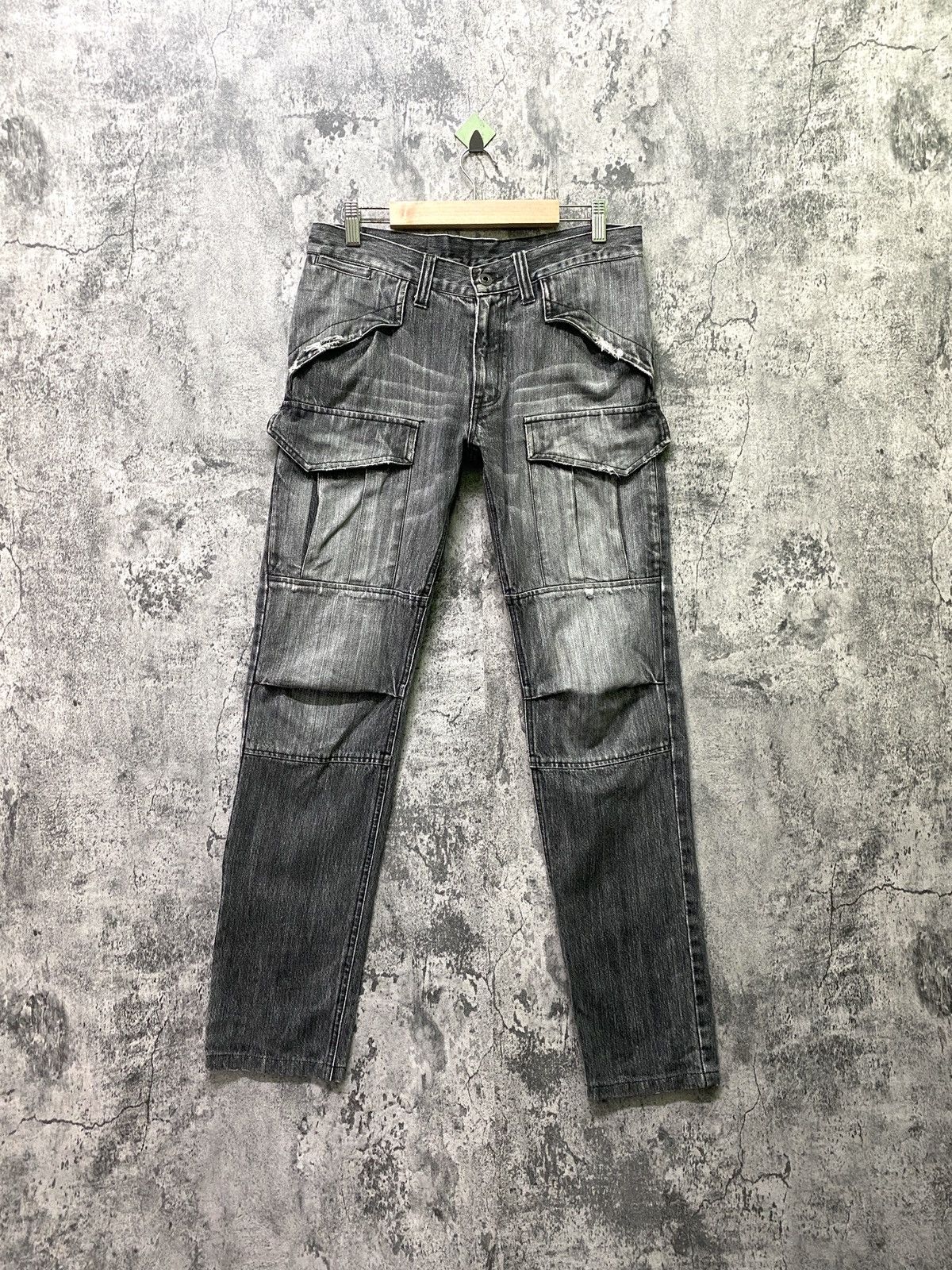 Distressed Denim - 🇯🇵 RUPERT THE DIFFERENCE Tactical Cargo Multipocket - 1