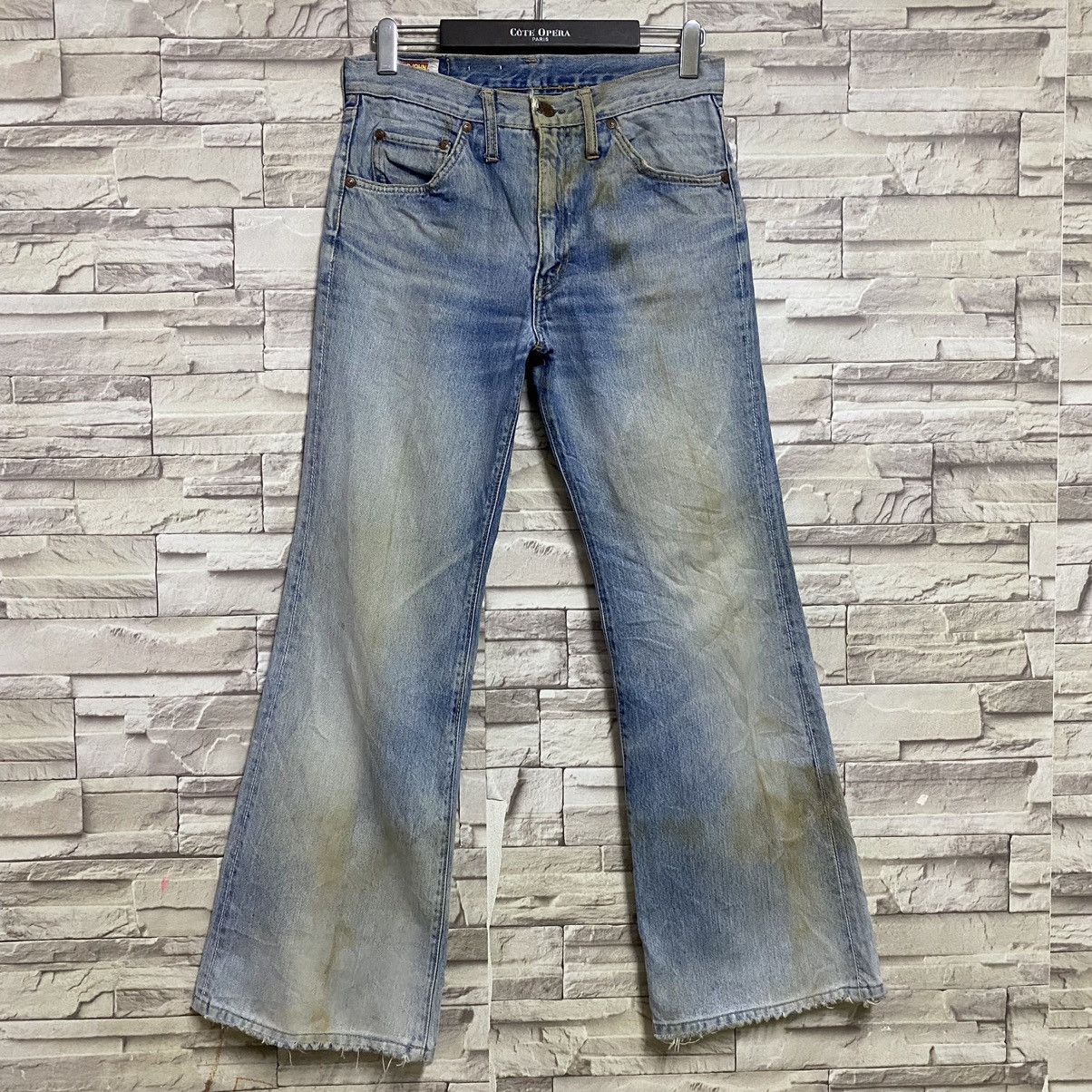 Vintage 80s Big John Distressed Rusty Bell Bottom Jeans - 3