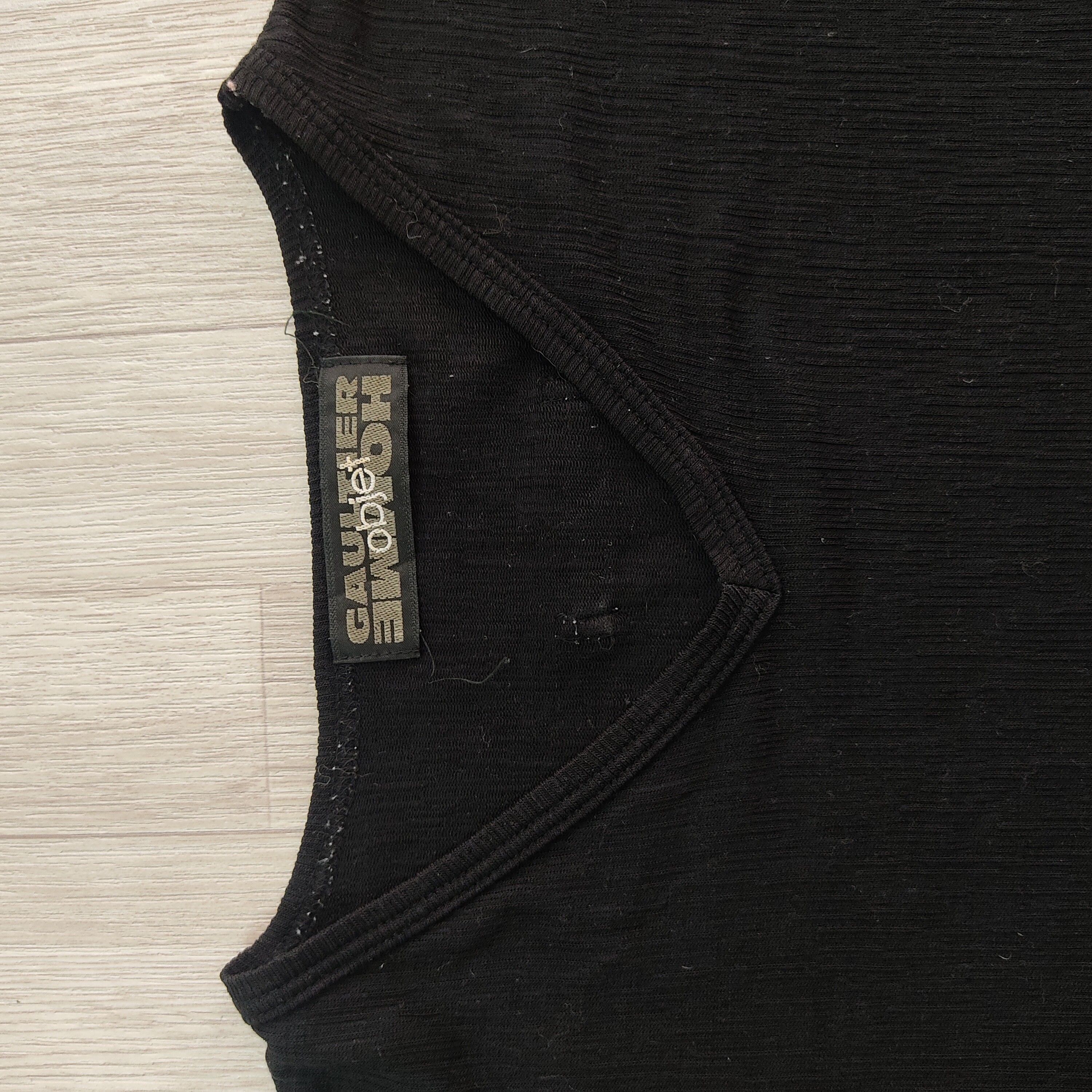 JPG x Gaultier Homme Objet Basic V-neck T-shirt - 4