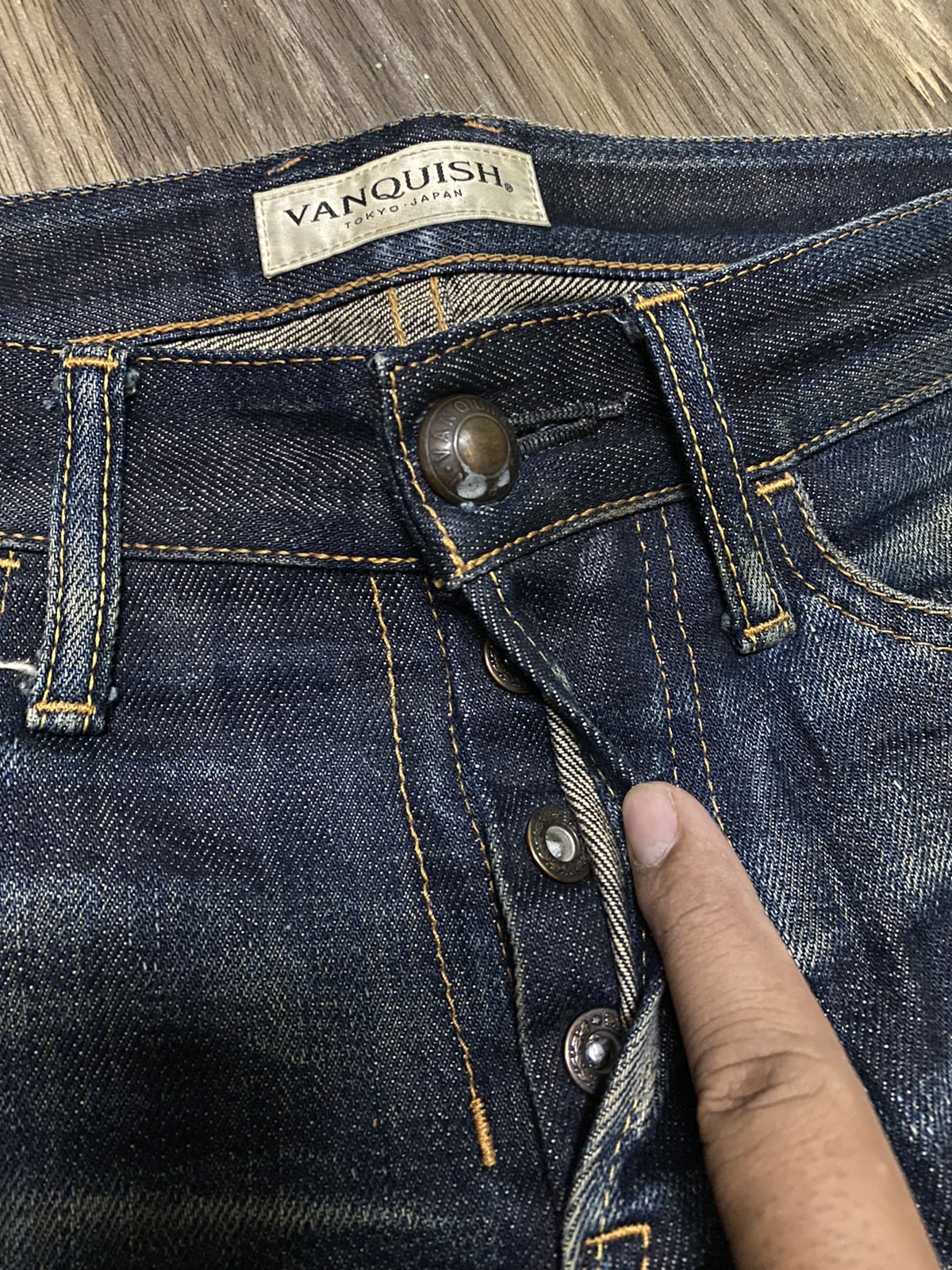 Vintage - Offer‼️Vintage Vanquish Distress Denim Jeans - 5