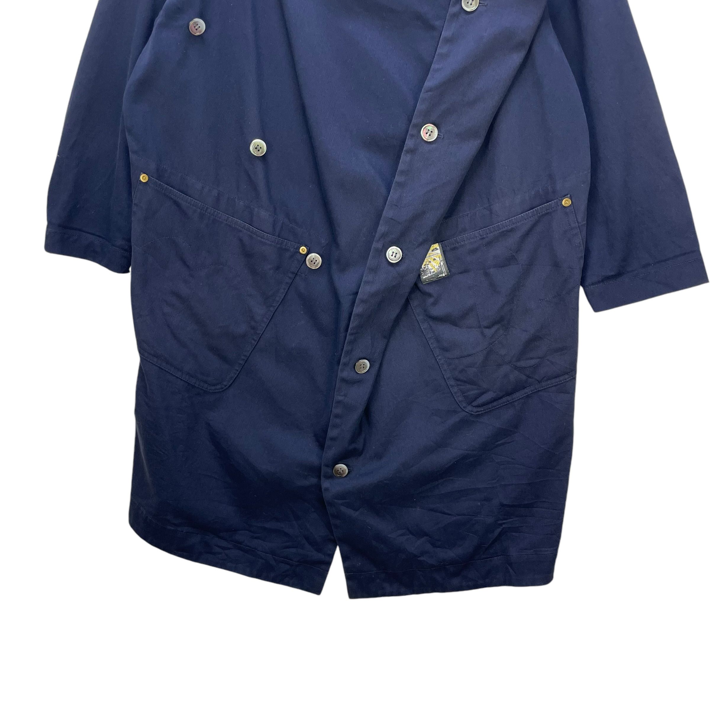 Issey Miyake Mercibeacoup Two Way Button Asymmetrical Drape Jacket - 7