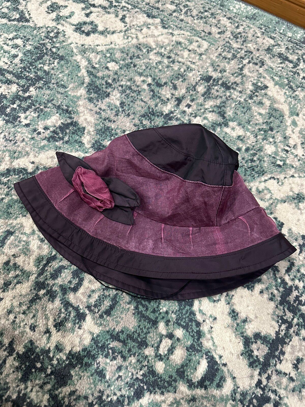 Lanvin Flower Velvet Bucket Hats - 6