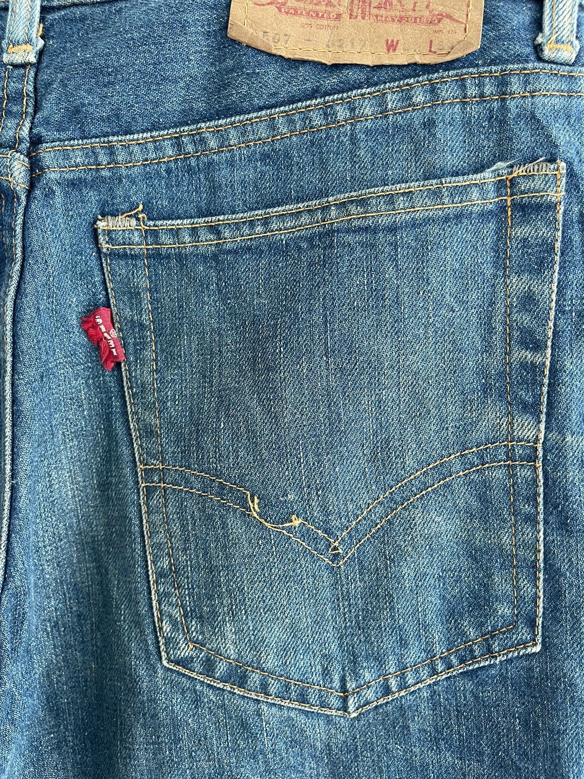 Vintage 70s Levis 507-0217 flare jeans - 7
