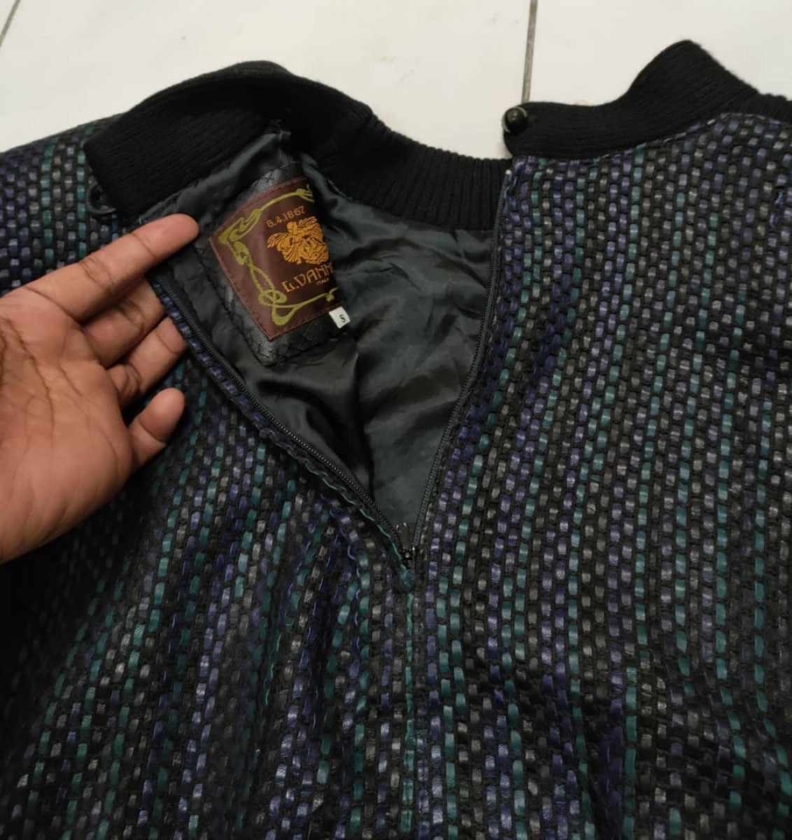 Designer - L.Vaninni Leather Sweater - 3