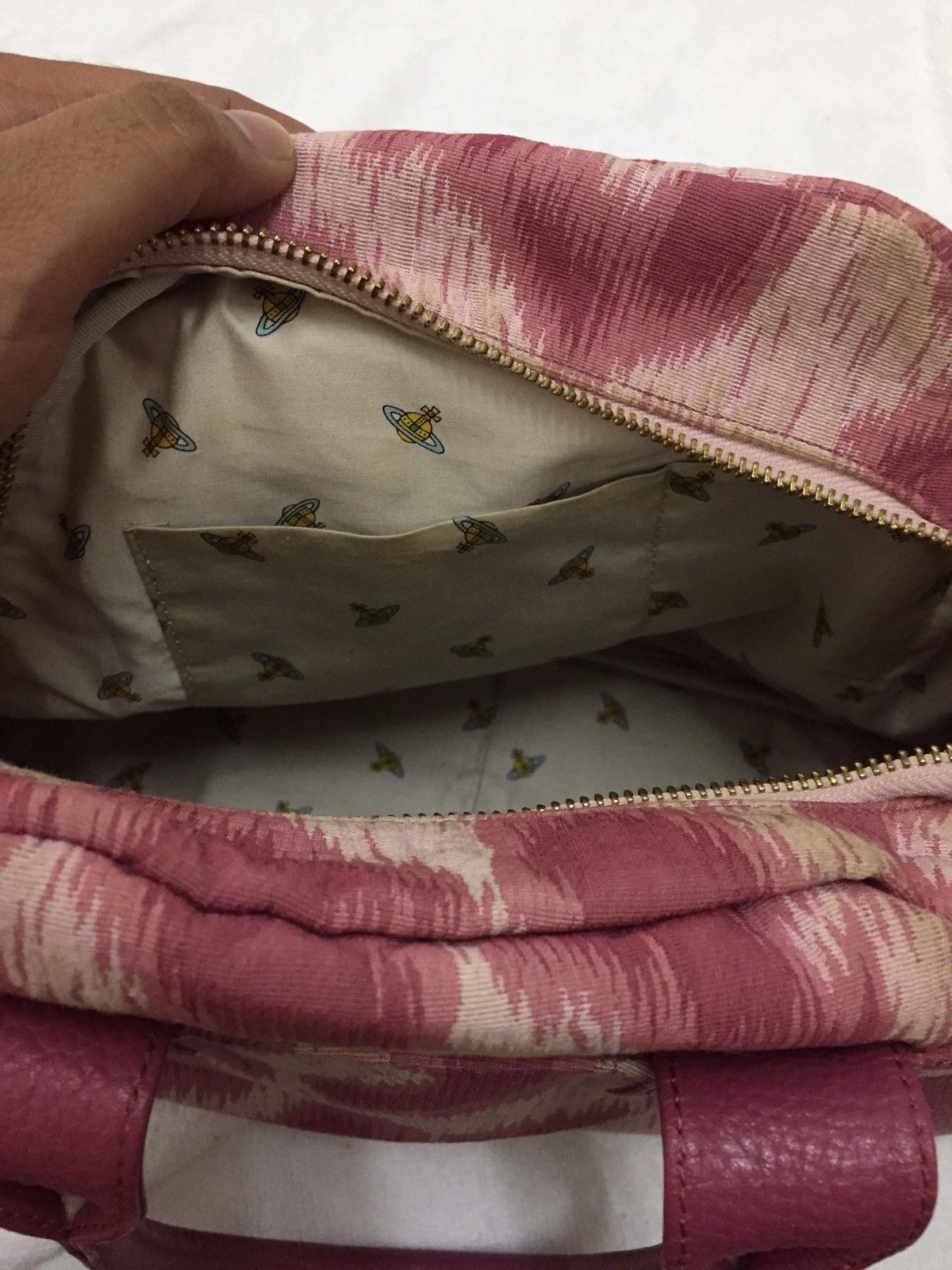 Vivienne Westwood Jasmine Leopard Abstract Shoulder Bag - 10