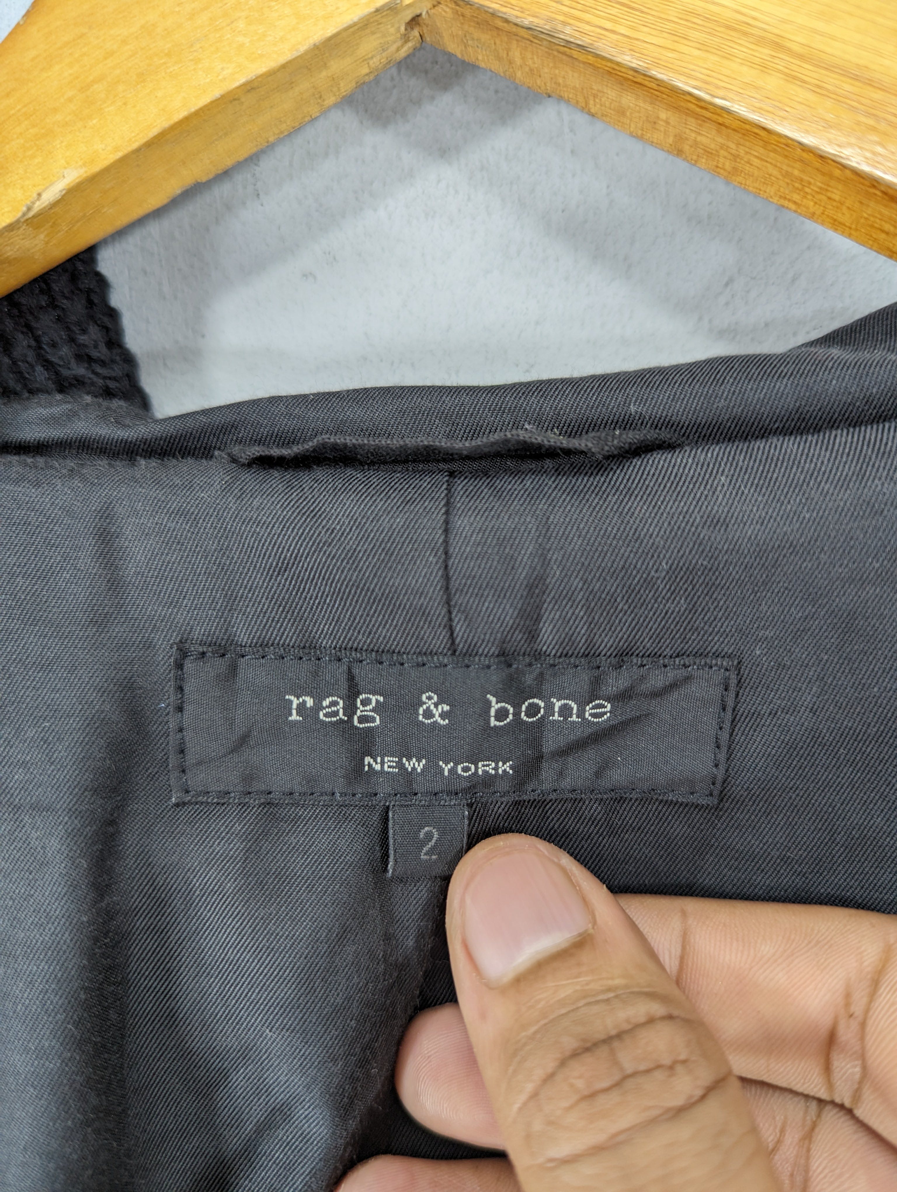 🔥RARE🔥Rag & Bone Wool Zipper Hooded Jacket - 11