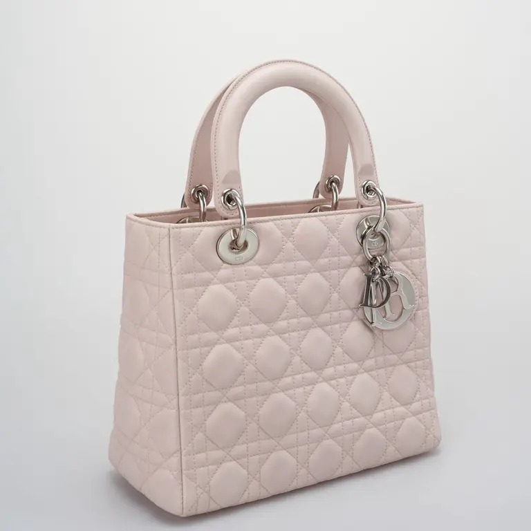 Christian Dior pink lady Dior bag in Lambskin Medium - 2