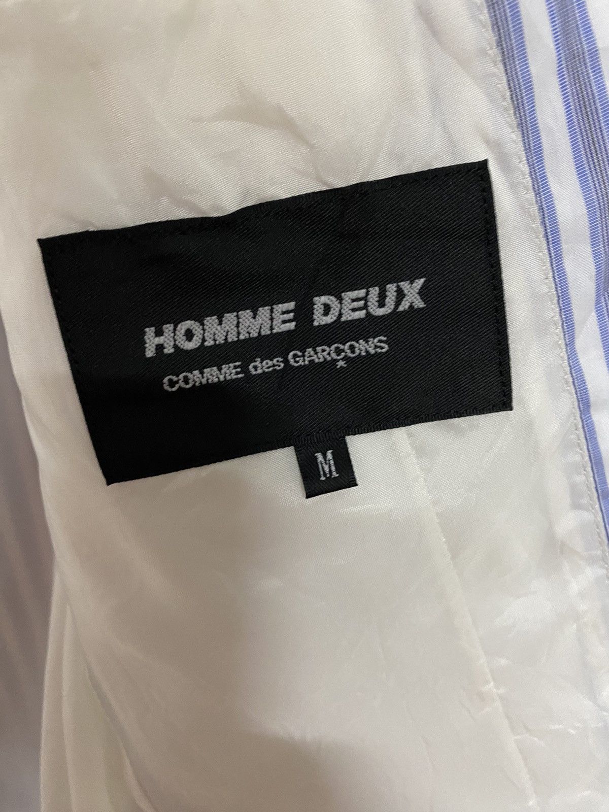 Comme Des Garcons HommeDeux Switching Design Tailored Jacket - 8