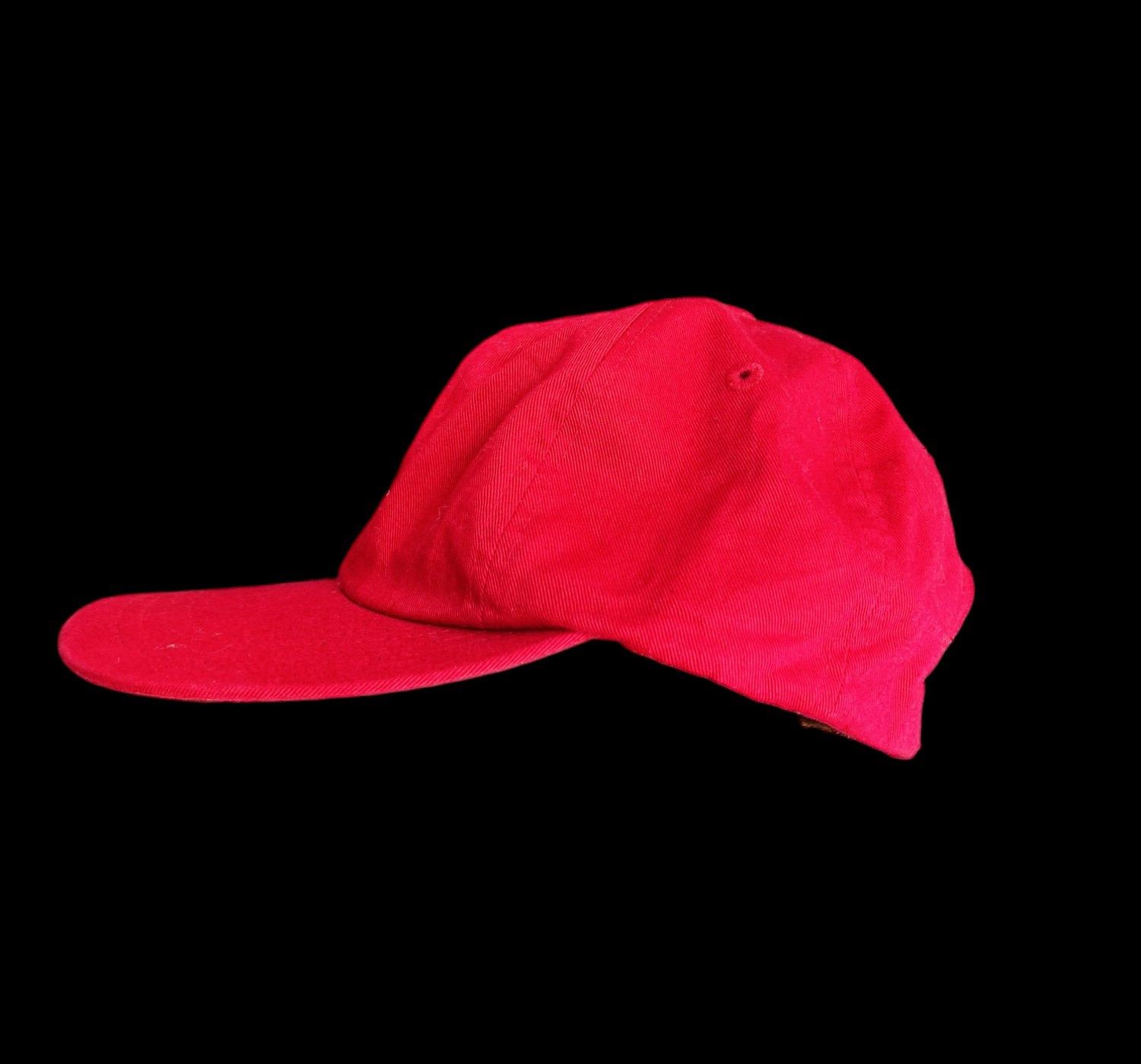 Polo Ralph Lauren Vintage Teddy Bear Red Baseball Cap Hat - 4