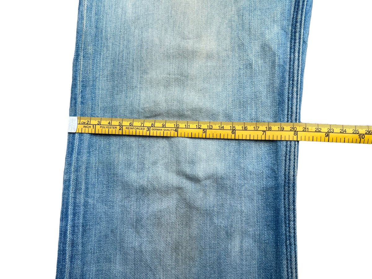 Vintage Diesel Leather Faded Distressed Denim Jeans 32x31 - 16