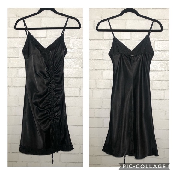 ASOS - Satin Lingerie Style Embellished Slip Dress - 1