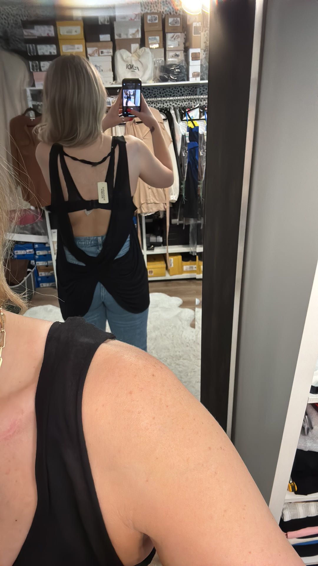 Forever 21 Sheer Drapey Crossover Back Tank - 4