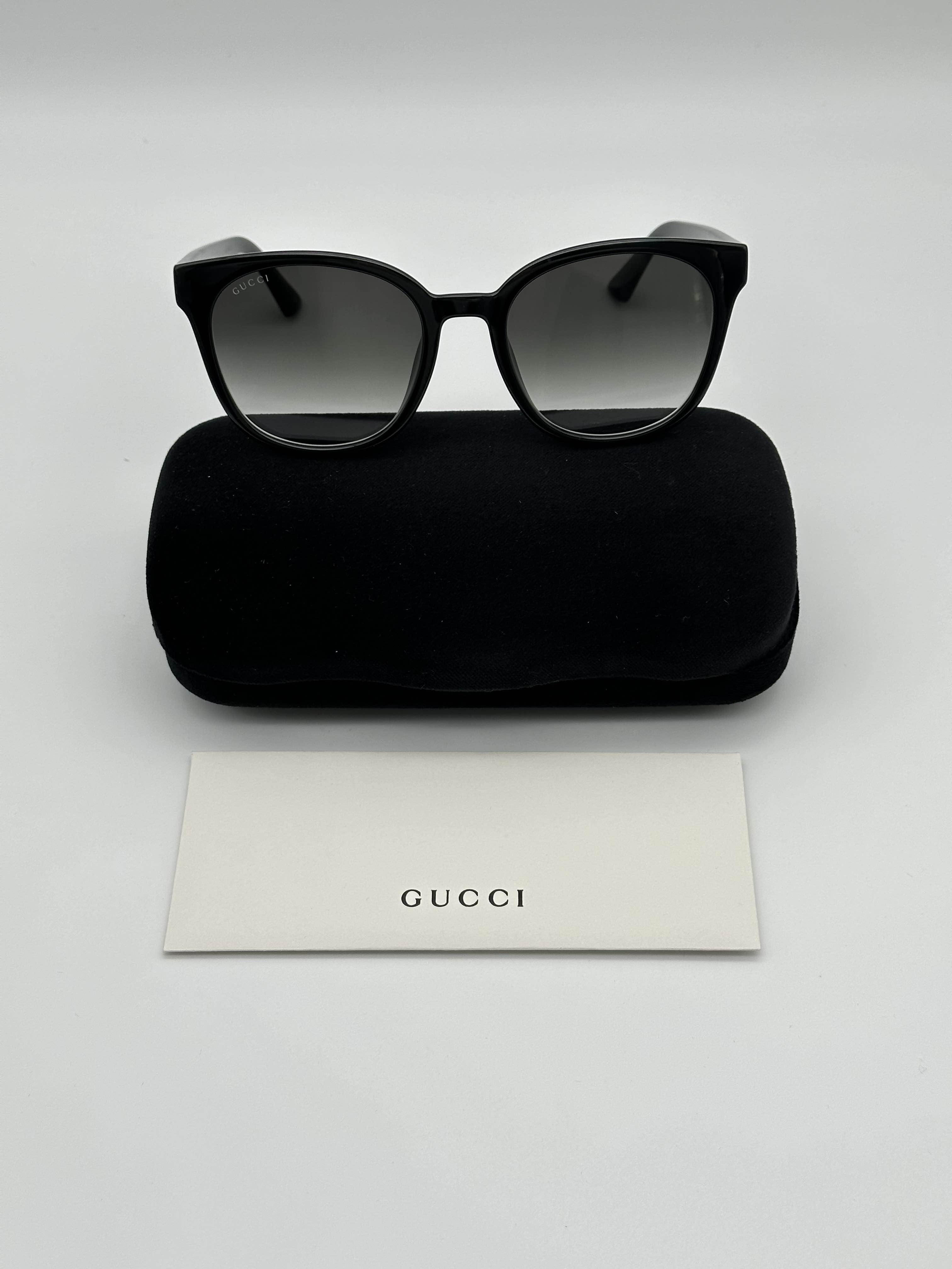 BRAND NEW GUCCI GG1122SA 001 Black/Grey Women Sunglasses - 7