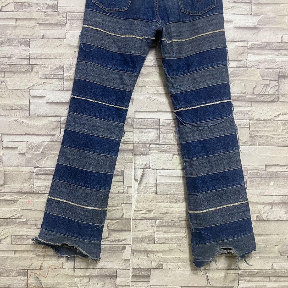 Archival Clothing - Vintage Hysteric Glamour Denim Hagi Jeans Distressed Flare - 14