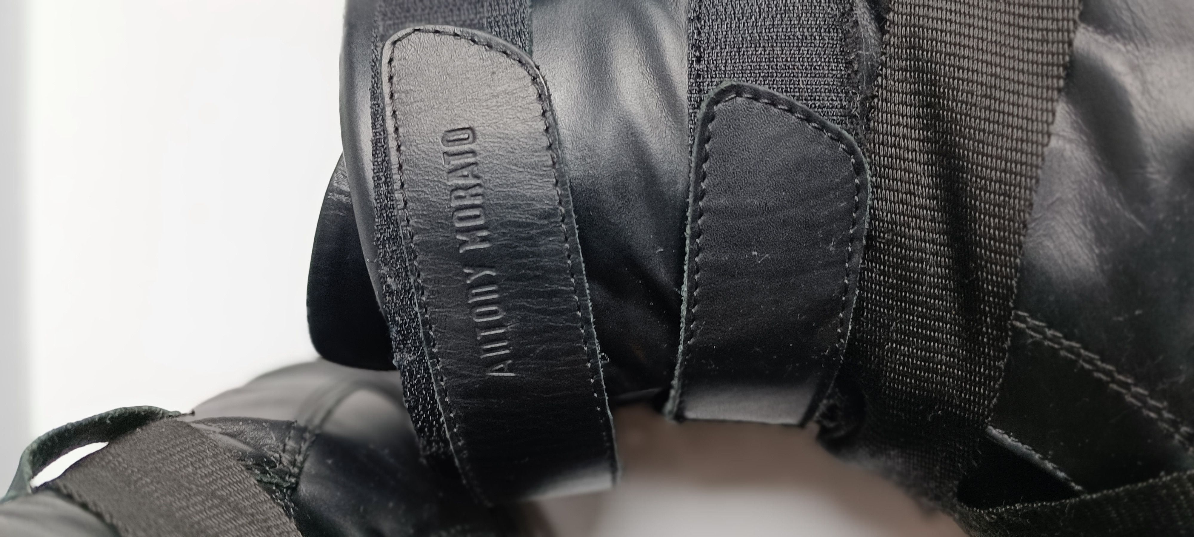 Antony Morato Men's Leather Biker Strap Boots DS - 10