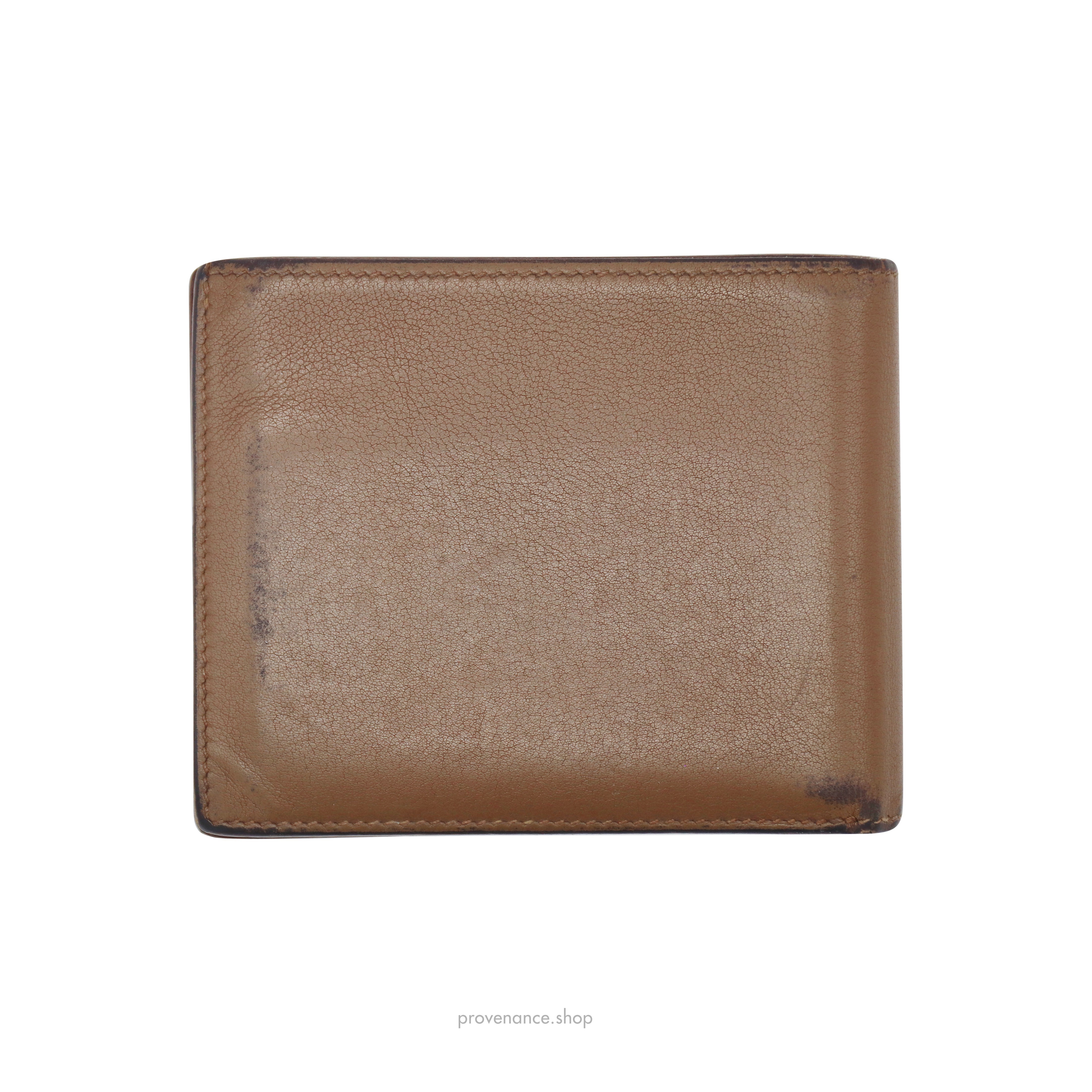 Hermes Citizen Twill Leather Card Holder 