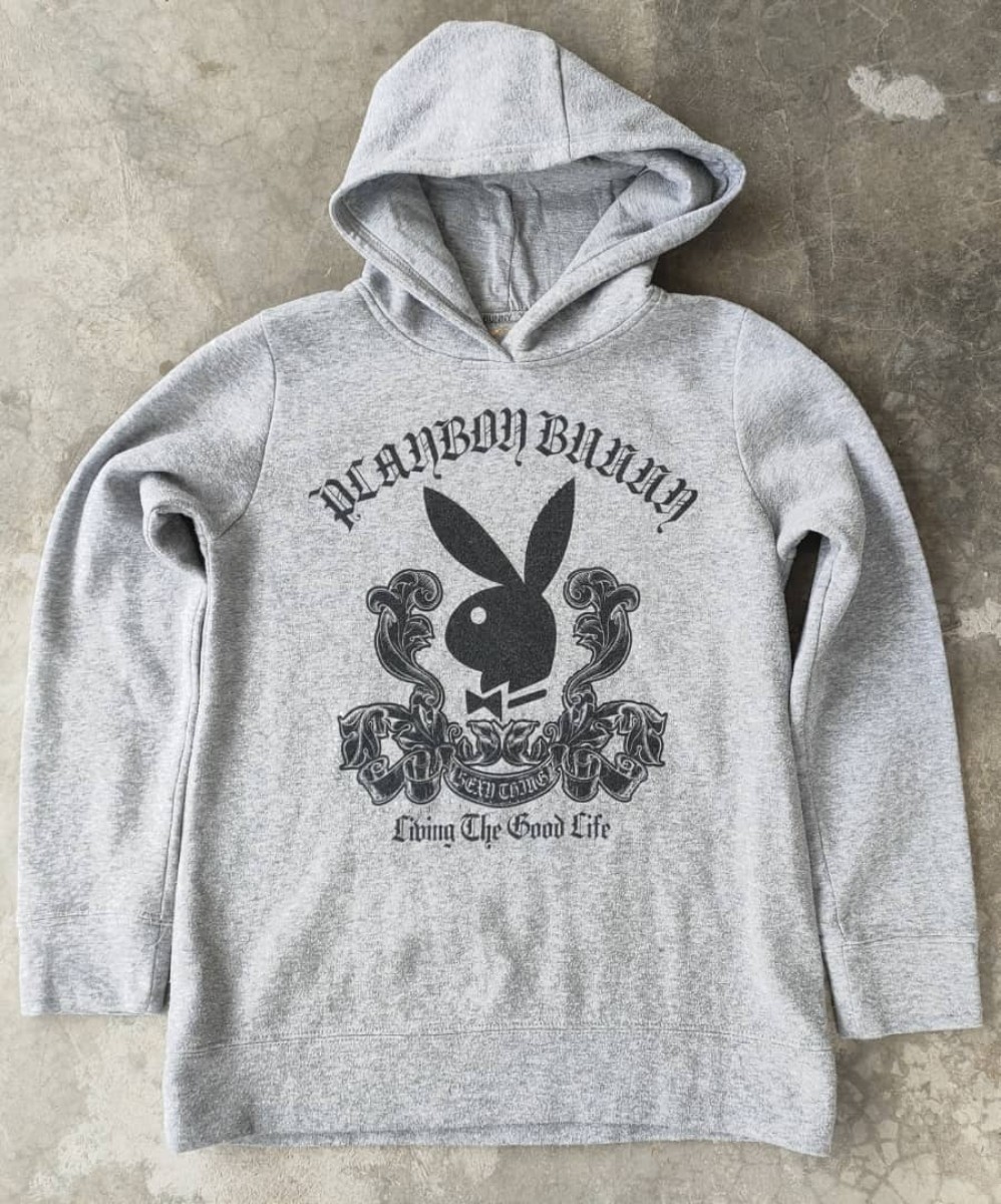 Playboy - DELETE TODAY Bunny Big Logo Hoodie - 1