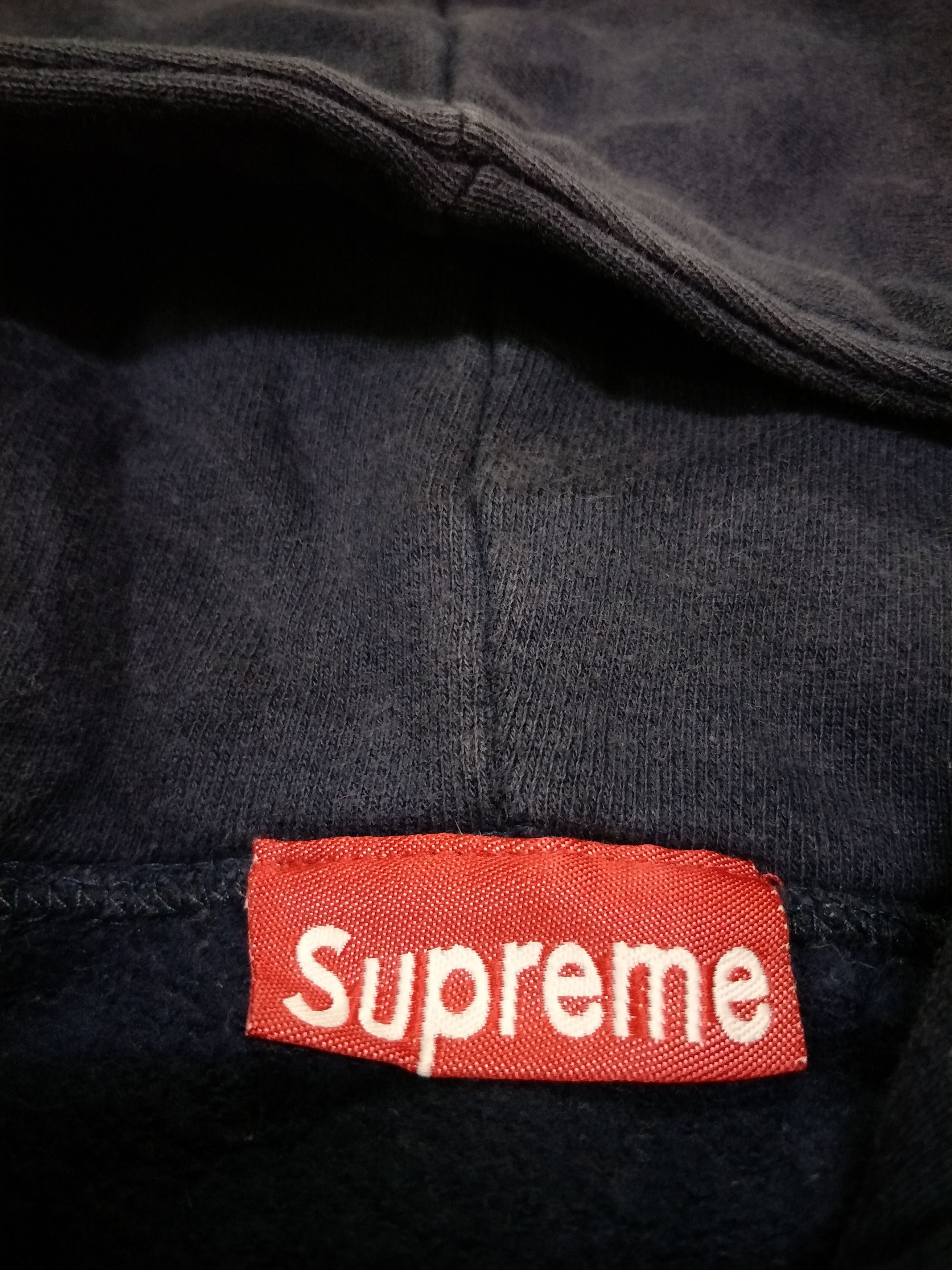 Vintage SUPREME Arc Logo Hoodies Made In Usa Distressed - 9