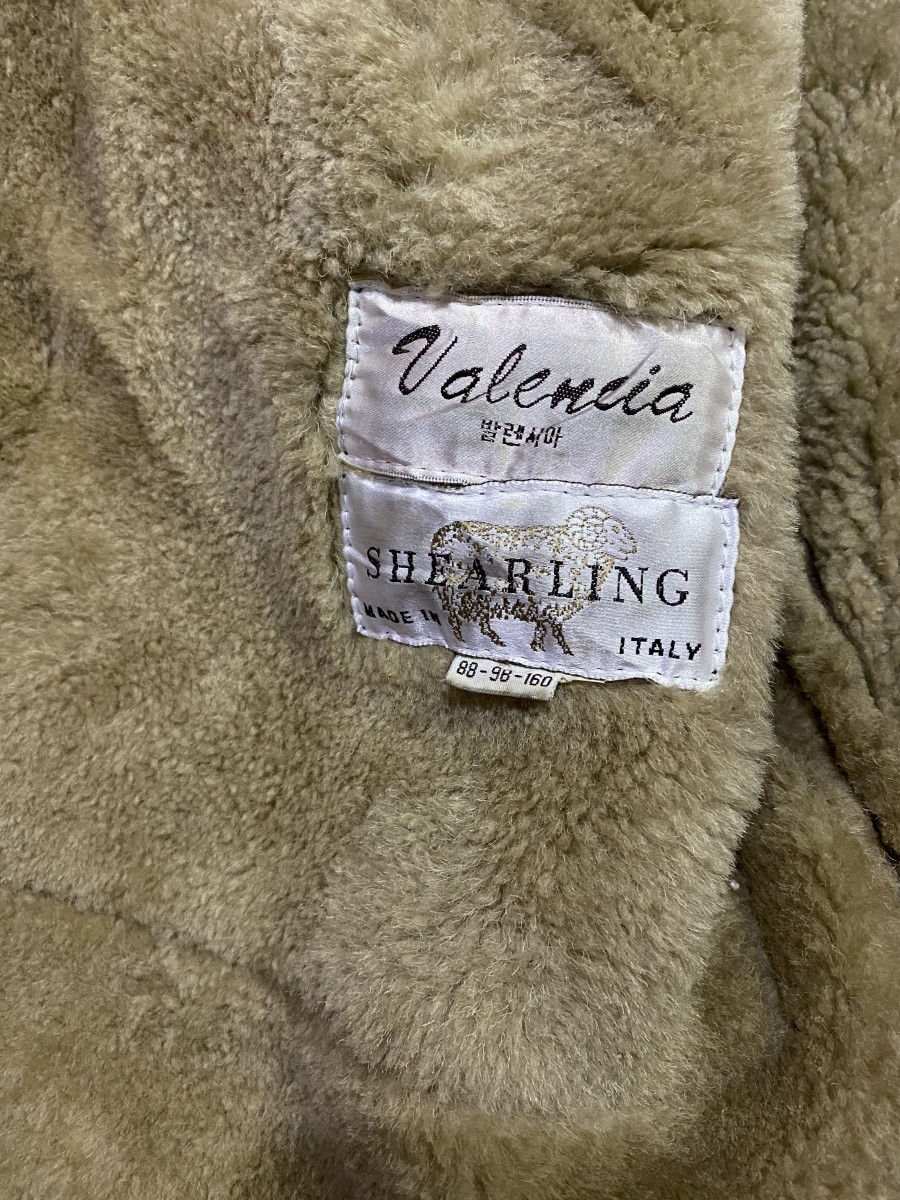 Italian Designers - Vintage Valencia Shearling Jacket Made in Italy - 9