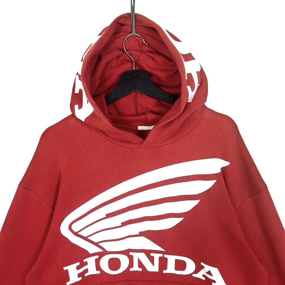 Designer GU Honda Big Logo Hoodie Size M - 2