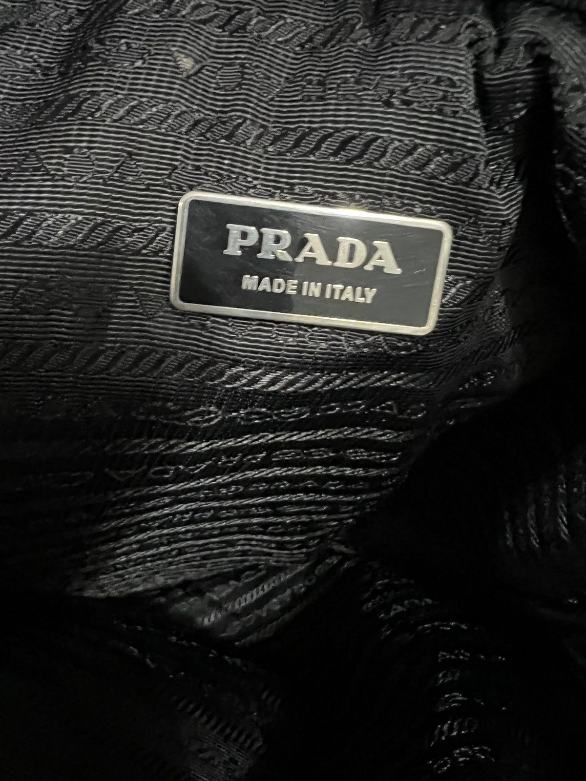 Vintage - Prada Bag Black Nylon - 5