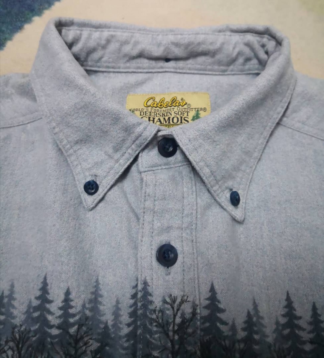 Cabelas - Cabela's Deerskin Soft Chamois Printed Shirt - 5