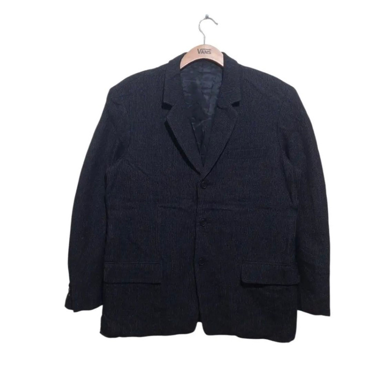 Vintage Y's For Men Yohji Yamamoto Textured Wool Blazer - 1