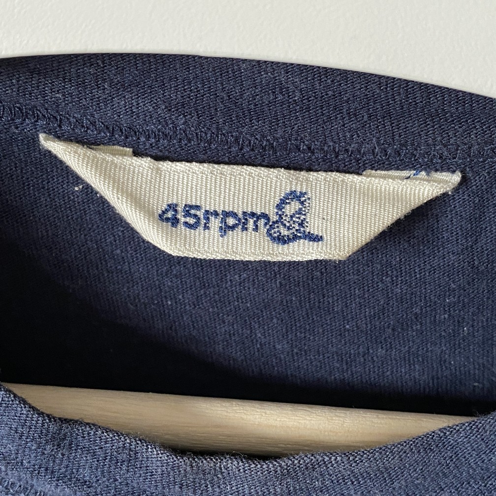 45rpm - Size 6 XL Indigo Tee - 2